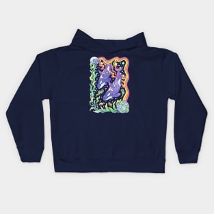 Orcas of Earth | Ocean Conservation Art Kids Hoodie